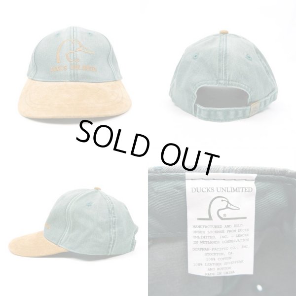 画像2: 00's DUCKS UNLIMITED 6パネルキャップ "DEADSTOCK" (2)
