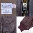 画像3: 80's SADDLERY A-2 type レザージャケット “MADE IN USA” (3)