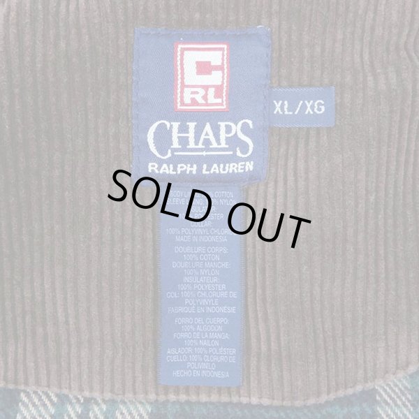 画像3: 90's CHAPS RALPH LAUREN 太畝コーデュロイ フィールドコート (3)