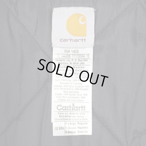 画像3: 00's Carhartt トラディショナルジャケット "企業ロゴ刺繍" (3)