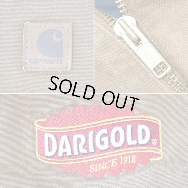 画像4: 00's Carhartt トラディショナルジャケット "企業ロゴ刺繍" (4)