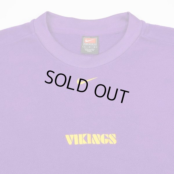 画像3: 00's NIKE フリースカットソー "MINNESOTA VIKINGS" (3)