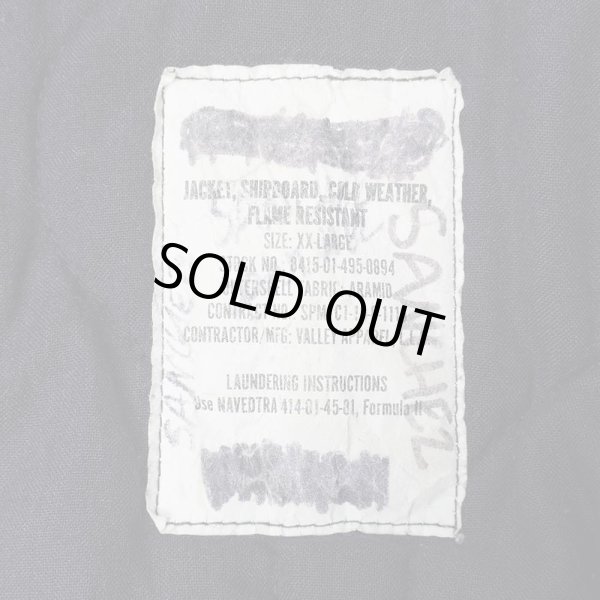 画像3: 00's US.NAVY シップボードジャケット "XX-LARGE" (3)