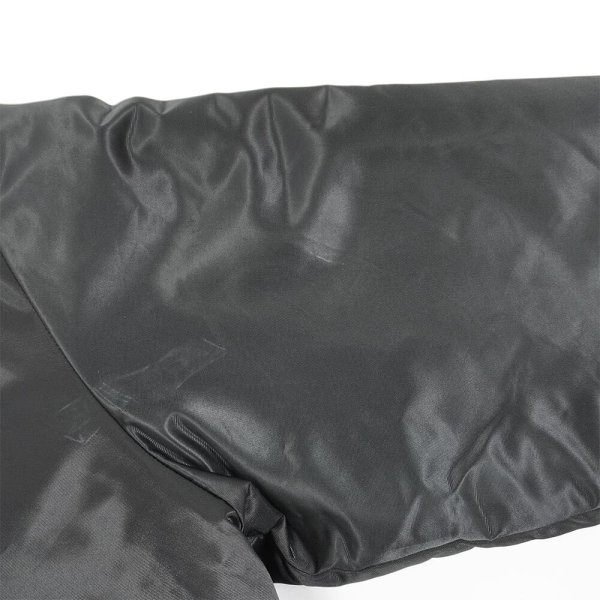 画像4: Early 00's D.A.R.E ナイロンサテンスタジャン "ALL BLACK / MADE IN USA" (4)