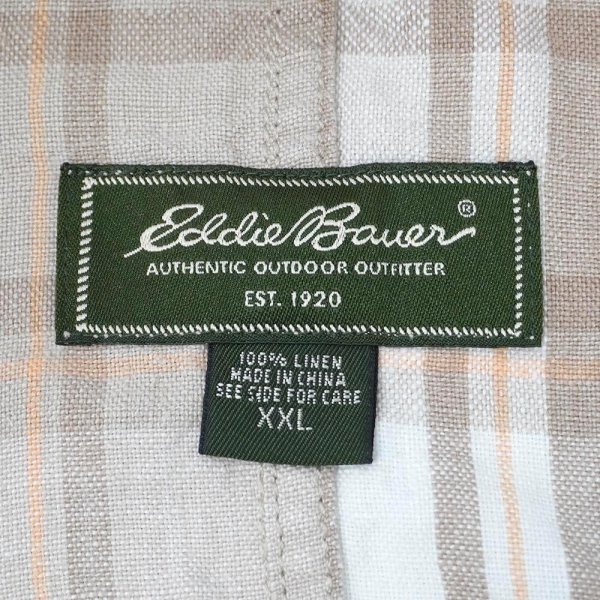 画像3: 00's Eddie Bauer リネン フーディージャケット (3)