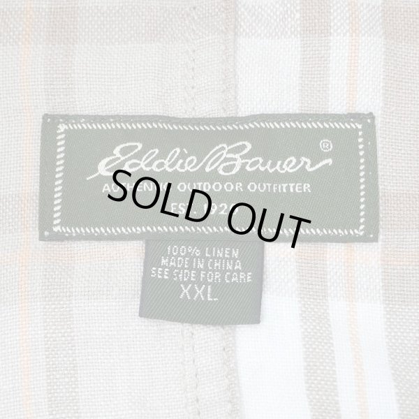画像3: 00's Eddie Bauer リネン フーディージャケット (3)
