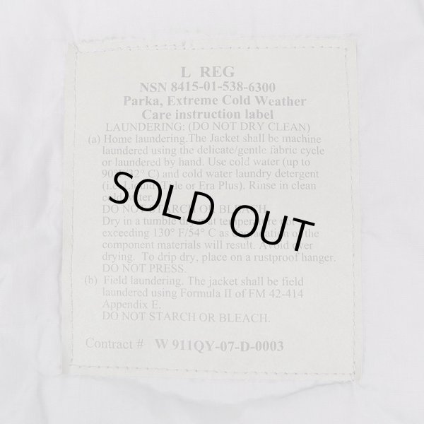 画像3: 07's WILDTHINGS社製 US.ARMY GENIII level7 プリマロフトパーカー "L-REG" (3)