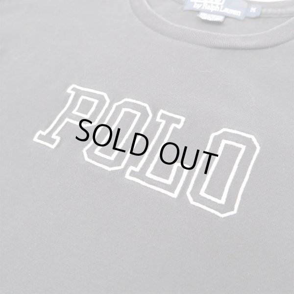 画像3: 90's Polo Ralph LAUREN 刺繍ロゴ L/S Tシャツ (3)