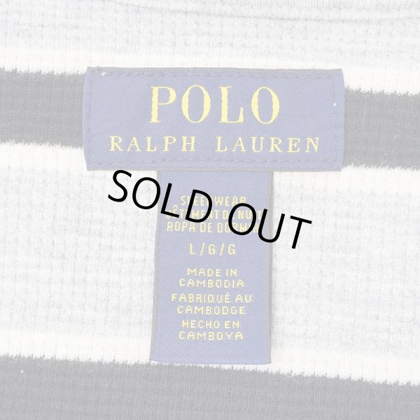 画像2: 00's Polo Ralph Lauren L/S ワッフルカットソー (2)