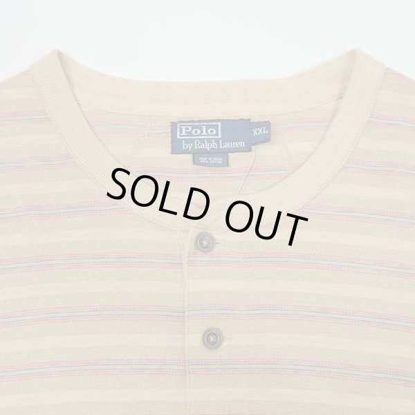 画像3: 00's Polo Ralph Lauren S/S ヘンリーネックカットソー “DEADSTOCK” (3)