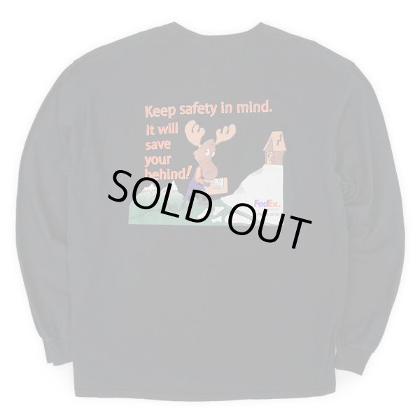 画像2: 00's FedEx 両面プリント L/S Tシャツ (2)