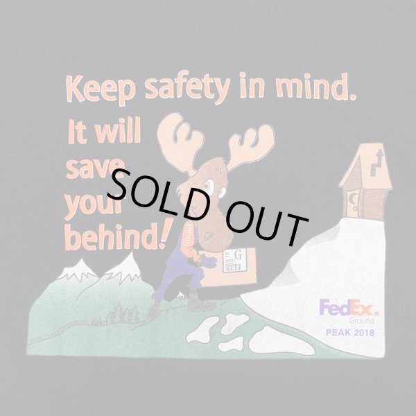 画像4: 00's FedEx 両面プリント L/S Tシャツ (4)