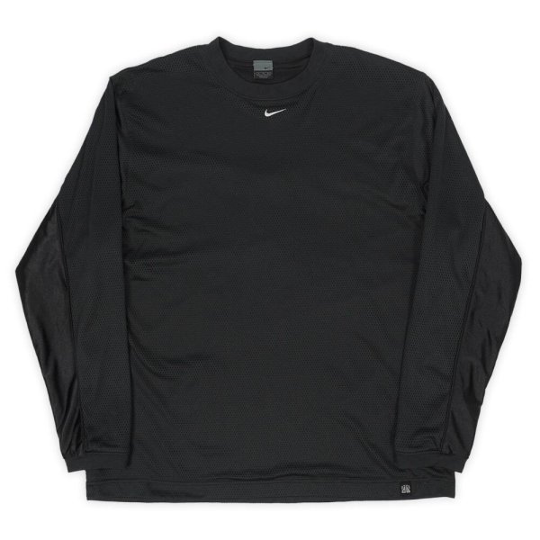 画像1: 00's NIKE センタースウォッシュ メッシュカットソー (1)