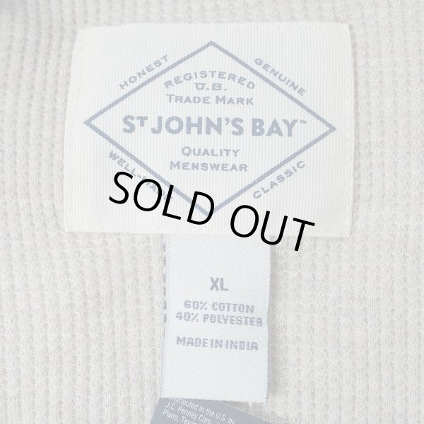 画像2: 00's ST JOHN'S BAY ヘンリーネック サーマル カットソー "DEADSTOCK" (2)