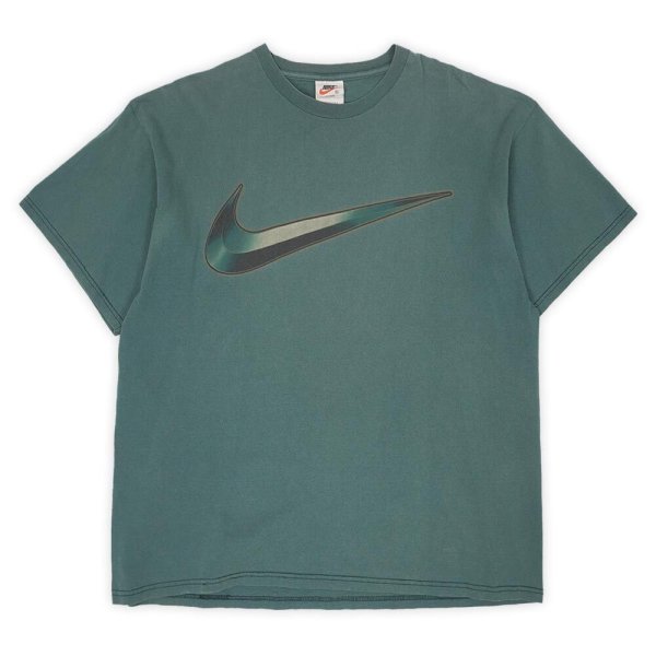 画像1: 90's NIKE スウォッシュロゴTシャツ "MADE IN USA" (1)
