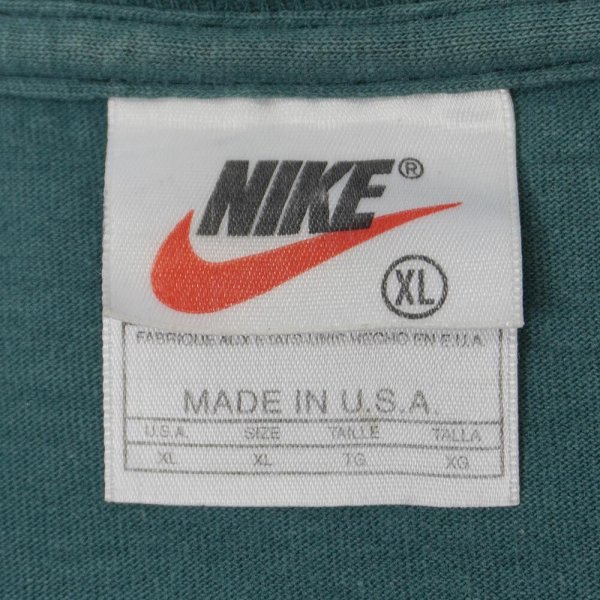 画像2: 90's NIKE スウォッシュロゴTシャツ "MADE IN USA" (2)