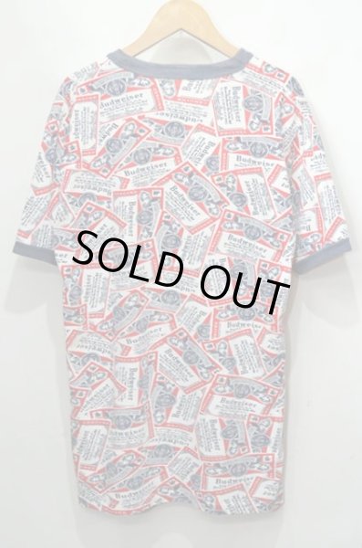 画像2: 70's Budweiser 総柄プリント Tシャツ (2)