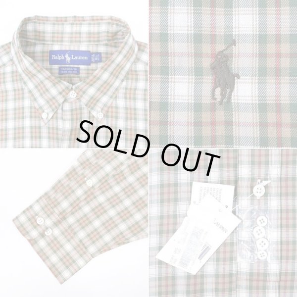 画像4: 90's Polo Ralph Lauren ボタンダウンシャツ "YARMOUTH / DEADSTOCK" (4)