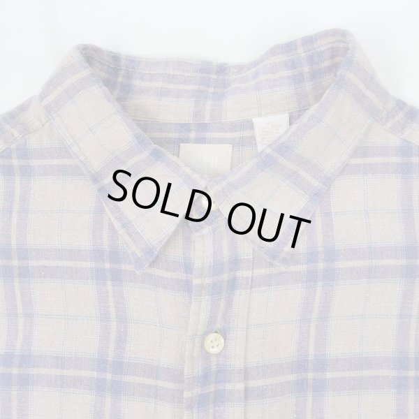 画像3: 90's OLD GAP レギュラーカラー リネンシャツ (3)