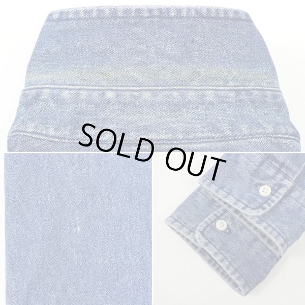 画像5: 90's Polo Ralph Lauren デニムボタンダウンシャツ (5)