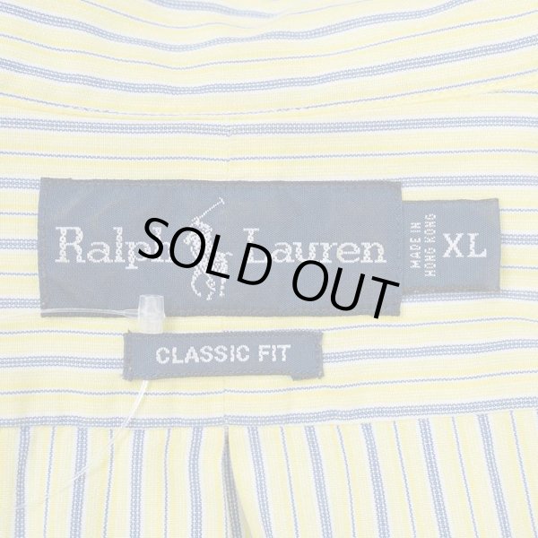 画像2: 90-00's Polo Ralph Lauren S/S マルチストライプ柄 ボタンダウンシャツ "CLASSIC FIT" (2)