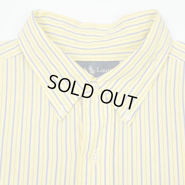 画像3: 90-00's Polo Ralph Lauren S/S マルチストライプ柄 ボタンダウンシャツ "CLASSIC FIT" (3)