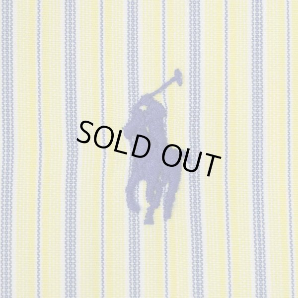 画像4: 90-00's Polo Ralph Lauren S/S マルチストライプ柄 ボタンダウンシャツ "CLASSIC FIT" (4)