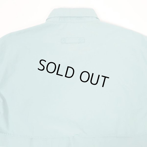 画像5: 00's L.L.Bean ナイロンフィッシングシャツ "TIFFANY BLUE" (5)