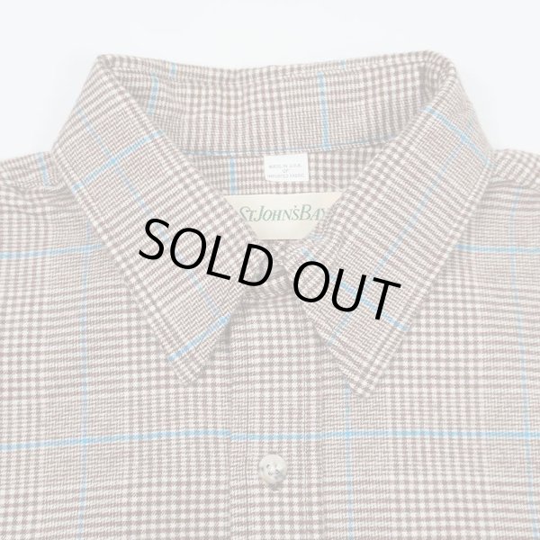 画像4: 90's ST. JOHN'S BAY フランネルシャツ "MADE IN USA / DEADSTOCK" (4)