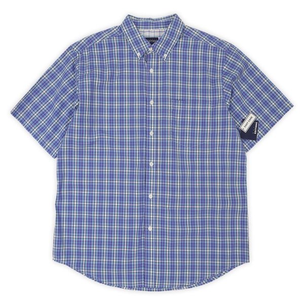 画像1: 00's BASIC EDITIONS S/S ボタンダウンシャツ "DEADSTOCK" (1)