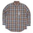 画像1: Late 90's ST JOHN'S BAY ヘビーネルシャツ "DEADSTOCK / GRAY PLAID" (1)