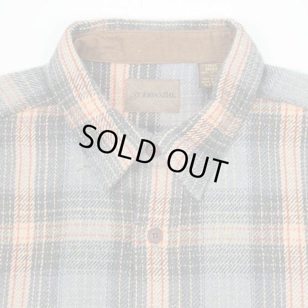 画像3: Late 90's ST JOHN'S BAY ヘビーネルシャツ "DEADSTOCK / GRAY PLAID" (3)
