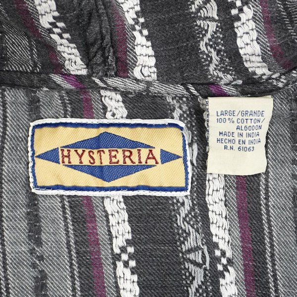 画像2: 90's HYSTERIA フーディーネルシャツ (2)