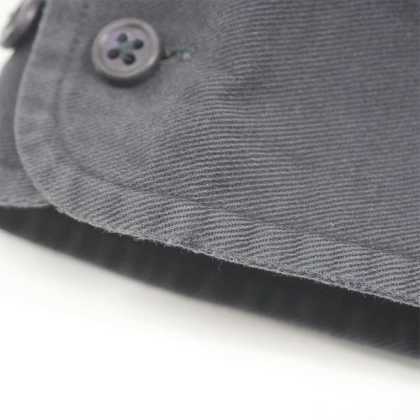 画像3: 80-90's Banana Republic コットンワークシャツ "BLACK" (3)