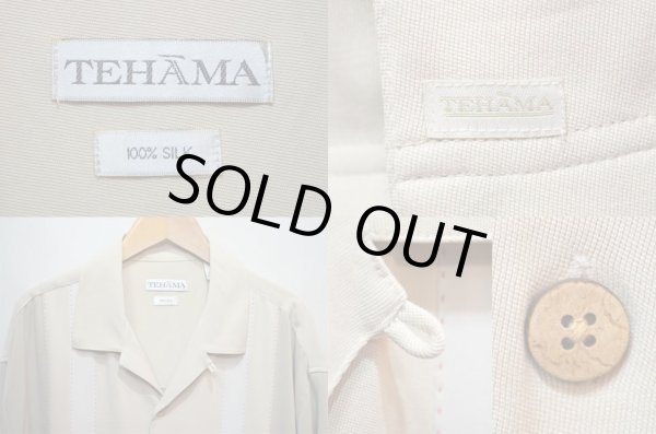 画像3: TEHAMI オープンカラー シルクシャツ (3)