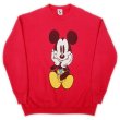 画像1: 90's MICKEY MOUSE 両面プリント スウェット (1)