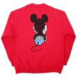 画像2: 90's MICKEY MOUSE 両面プリント スウェット (2)