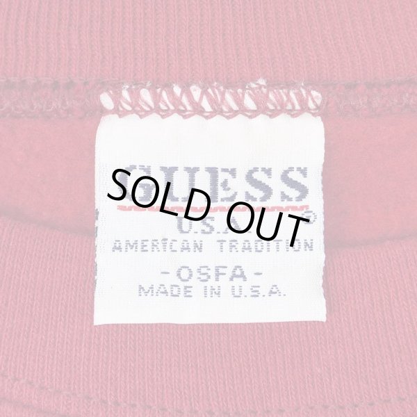90's GUESS ロゴ刺繍 スウェット “MADE IN USA