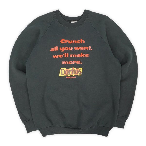 画像1: 90's Doritos プリントスウェット "BLACK / MADE IN USA" (1)