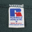 画像2: 90's RUSSELL ブランクスウェット “TEAL GREEN / MADE IN USA” (2)