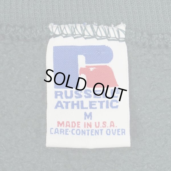 画像2: 90's RUSSELL ブランクスウェット “TEAL GREEN / MADE IN USA” (2)