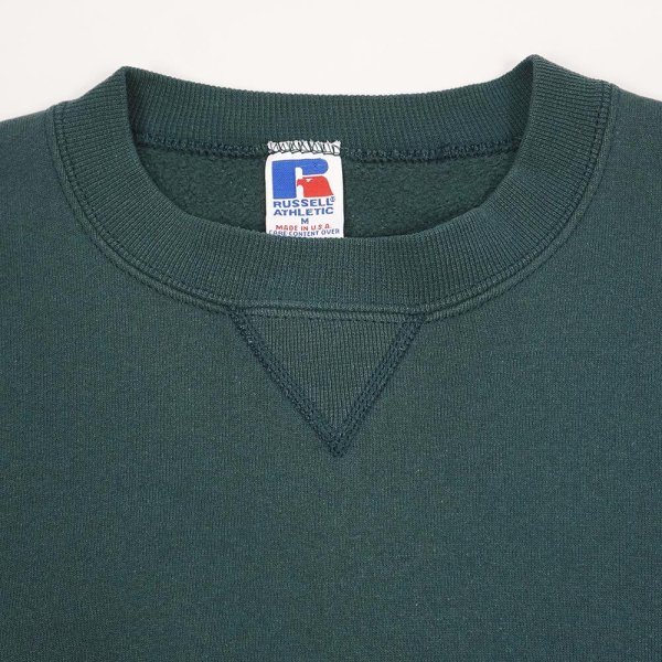 画像3: 90's RUSSELL ブランクスウェット “TEAL GREEN / MADE IN USA” (3)