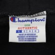 画像3: 00's Champion 企業ロゴ刺繍/プリント スウェットパーカー "BLACK" (3)