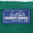 画像2: 80's Arnold Palmer x Robert Bruce ウールニット カーディガン "MADE IN USA / GREEN" (2)