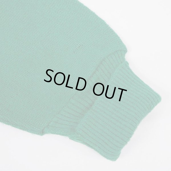 画像4: 80's Arnold Palmer x Robert Bruce ウールニット カーディガン "MADE IN USA / GREEN" (4)