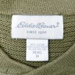 画像2: 00's Eddie Bauer ヘンリーネック コットンニット (2)