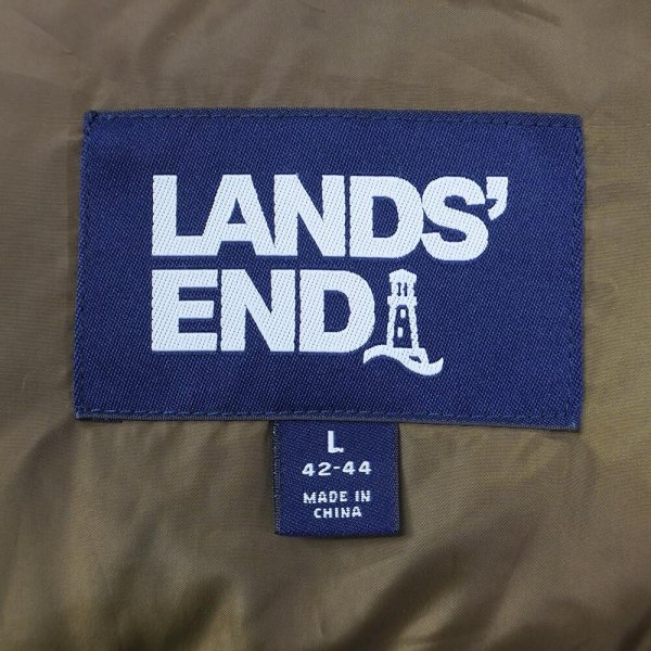 画像2: 00's LANDS' END ダウンベスト (2)