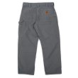 画像2: 00's Carhartt ライトダック ペインターパンツ "GRAY / W32 L30" (2)