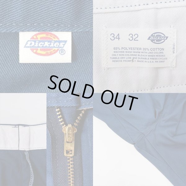 画像3: 80's Dickies 874 ワークパンツ "MADE IN USA / NAVY" (3)