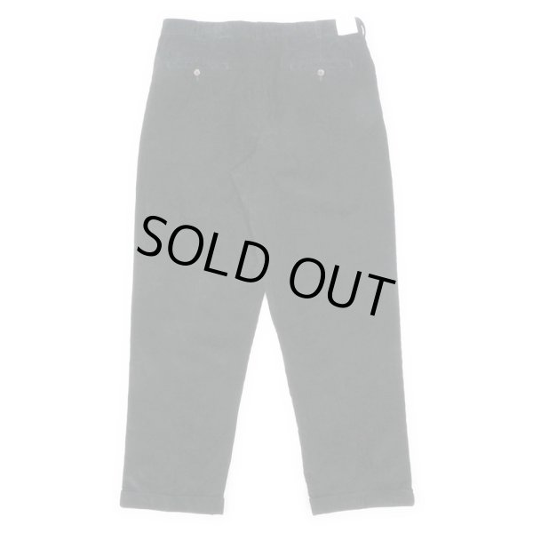 画像2: 90's Eddie Bauer 2タック 太畝コーデュロイトラウザー "DEADSTOCK / BLACK" (2)